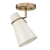 Reeva 7 in. 1-Light Modern Brass Semi-Flush Mount by Golden Lighting -Golden Lighting Shop modern brass golden lighting flush mount lights 2122 sf mbs ge 64 1000