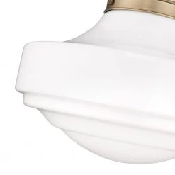 Ingalls 1-Light Modern Brass Vintage Milk Glass Standard Pendant Light by Golden Lighting 13 Ingalls 1-Light Modern Brass Vintage Milk Glass Standard Pendant Light by Golden Lighting -Golden Lighting Shop modern brass vintage milk glass golden lighting chandeliers 0508 l mbs vmg 44 1000