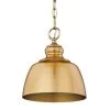 Holmes Mini Pendant by Golden Lighting 2 Holmes Mini Pendant by Golden Lighting -Golden Lighting Shop modern brushed gold golden lighting pendant lights 0316 m1l mbg 64 1000