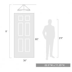 Vaughn 22.5 in. 6-Light Natural Black Aged Brass Accents Semi-Flush Mount by Golden Lighting 13 Vaughn 22.5 in. 6-Light Natural Black Aged Brass Accents Semi-Flush Mount by Golden Lighting -Golden Lighting Shop natural black aged brass accents golden lighting flush mount lights 3866 msf nb ab 76 1000