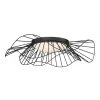 Elena 24 in. Natural Black Flush Mount by Golden Lighting -Golden Lighting Shop natural black golden lighting flush mount lights 9136 fm24 nb op 64 1000
