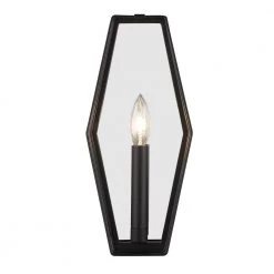 Gia 6 in. Natural Black Sconce by Golden Lighting 11 Gia 6 in. Natural Black Sconce by Golden Lighting -Golden Lighting Shop natural black golden lighting vanity lighting 2087 1w14 nb 1f 1000