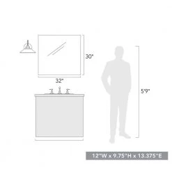 Journey 6 in. Natural Black Sconce by Golden Lighting -Golden Lighting Shop natural black golden lighting vanity lighting 3318 1w nb 1f 1000