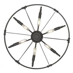 Vaughn 22.0 in. 6-Light Natural Black Natural Black Accents Semi-Flush Mount by Golden Lighting 11 Vaughn 22.0 in. 6-Light Natural Black Natural Black Accents Semi-Flush Mount by Golden Lighting -Golden Lighting Shop natural black natural black accents golden lighting flush mount lights 3866 msf nb nb 1f 1000