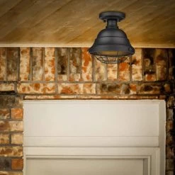 Barlett 8.63 in. 1-Light Natural Black (UV) Outdoor Semi-Flush Mount by Golden Lighting 13 Barlett 8.63 in. 1-Light Natural Black (UV) Outdoor Semi-Flush Mount by Golden Lighting -Golden Lighting Shop natural black uv golden lighting flush mount lights 7316 osf nb 44 1000