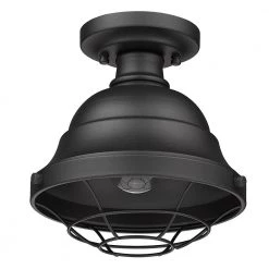 Barlett 8.63 in. 1-Light Natural Black (UV) Outdoor Semi-Flush Mount by Golden Lighting 11 Barlett 8.63 in. 1-Light Natural Black (UV) Outdoor Semi-Flush Mount by Golden Lighting -Golden Lighting Shop natural black uv golden lighting flush mount lights 7316 osf nb 4f 1000