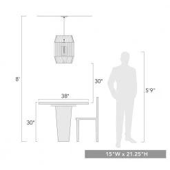 Seabroke 1-Light Natural Black (UV) Summer Sands Shade and Clear Glass Outdoor Pendant Light by Golden Lighting 16 Seabroke 1-Light Natural Black (UV) Summer Sands Shade and Clear Glass Outdoor Pendant Light by Golden Lighting -Golden Lighting Shop natural black uv summer sands shade clear glass golden lighting chandeliers 6073 o1p nb ss 76 1000