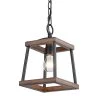 Teagan 1-Light Natural Black Mini Pendant by Golden Lighting 1 Teagan 1-Light Natural Black Mini Pendant by Golden Lighting -Golden Lighting Shop natural black with rustic oak wood accents golden lighting pendant lights 3184 m1l nb ro 64 1000