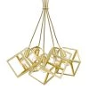 Cassio 5 Light Olympic Gold Cage Pendant Light by Golden Lighting 1 Cassio 5 Light Olympic Gold Cage Pendant Light by Golden Lighting -Golden Lighting Shop olympic gold golden lighting chandeliers 2086 5p og 64 1000
