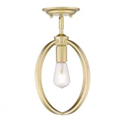 Colson 1-Light Olympic Gold Mini Pendant by Golden Lighting 8 Colson 1-Light Olympic Gold Mini Pendant by Golden Lighting -Golden Lighting Shop olympic gold golden lighting pendant lights 3167 m1l og 4f 1000