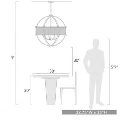 Colson 9-Light Olympic Gold Globe Chandelier by Golden Lighting -Golden Lighting Shop olympic gold with pewter golden lighting chandeliers 3167 9 og pw 1f 1000