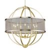 Colson 9-Light Olympic Gold Globe Chandelier by Golden Lighting 2 Colson 9-Light Olympic Gold Globe Chandelier by Golden Lighting -Golden Lighting Shop olympic gold with pewter golden lighting chandeliers 3167 9 og pw 64 1000