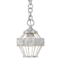 Ferris 7.5 in. 1-Light Oyster Semi-Flush Mount/Convertible Pendant by Golden Lighting -Golden Lighting Shop oyster golden lighting flush mount lights 7856 1sf oy 1f 1000