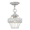 Ferris 7.5 in. 1-Light Oyster Semi-Flush Mount/Convertible Pendant by Golden Lighting 1 Ferris 7.5 in. 1-Light Oyster Semi-Flush Mount/Convertible Pendant by Golden Lighting -Golden Lighting Shop oyster golden lighting flush mount lights 7856 1sf oy 64 1000