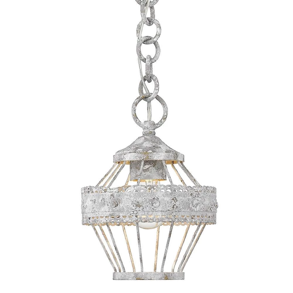 Ferris 1-Light Oyster Mini Pendant by Golden Lighting 3 Ferris 1-Light Oyster Mini Pendant by Golden Lighting