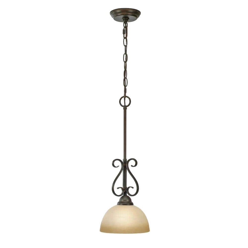 Myers Collection 1-Light Peppercorn Mini Pendant by Golden Lighting 3 Myers Collection 1-Light Peppercorn Mini Pendant by Golden Lighting