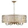 Joia 8-Light Peruvian Gold Chandelier Light with Sheer Filigree Mist Shade by Golden Lighting 1 Joia 8-Light Peruvian Gold Chandelier Light with Sheer Filigree Mist Shade by Golden Lighting -Golden Lighting Shop peruvian gold golden lighting chandeliers 1993 8 pg 64 1000