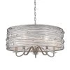 Amalya Collection 5-Light Peruvian Silver Chandelier by Golden Lighting 2 Amalya Collection 5-Light Peruvian Silver Chandelier by Golden Lighting -Golden Lighting Shop peruvian silver golden lighting chandeliers 9935mpps 64 1000