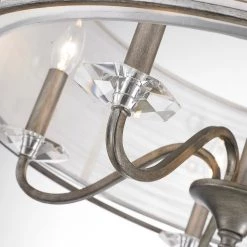 Amalya Collection 5-Light Peruvian Silver Chandelier by Golden Lighting -Golden Lighting Shop peruvian silver golden lighting chandeliers 9935mpps 76 1000