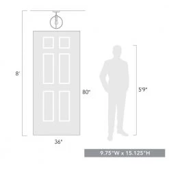 Colson 1-Light 9.75 in. Semi-Flush in Pewter by Golden Lighting 7 Colson 1-Light 9.75 in. Semi-Flush in Pewter by Golden Lighting -Golden Lighting Shop pewter golden lighting flush mount lights 3167 1sf pw 4f 1000