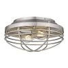 Seaport 12 in. 2-Light Pewter Flush Mount by Golden Lighting 2 Seaport 12 in. 2-Light Pewter Flush Mount by Golden Lighting -Golden Lighting Shop pewter golden lighting flush mount lights 9808 fm pw 64 1000