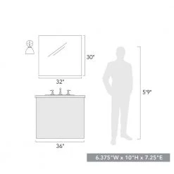 Zoey 4.75 in. Pewter Sconce by Golden Lighting 11 Zoey 4.75 in. Pewter Sconce by Golden Lighting -Golden Lighting Shop pewter golden lighting vanity lighting 6956 1w pw wht fa 1000