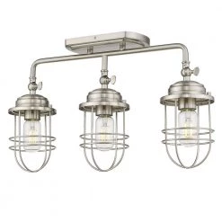 Seaport 3-Light Pewter Bath Vanity Light by Golden Lighting 10 Seaport 3-Light Pewter Bath Vanity Light by Golden Lighting -Golden Lighting Shop pewter golden lighting vanity lighting 9808 ba3 pw 4f 1000