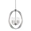 Colson PW 4-Light Pewter Chandelier by Golden Lighting -Golden Lighting Shop pewter with no shade golden lighting chandeliers 3167 4p pw 64 1000