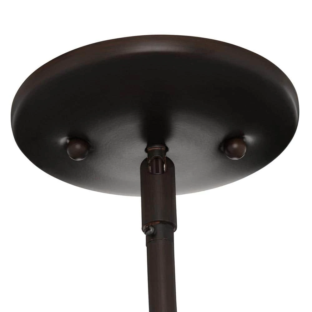 Maddox Collection 1-Light Rubbed Bronze Pendant by Golden Lighting 5 Maddox Collection 1-Light Rubbed Bronze Pendant by Golden Lighting - Image 3