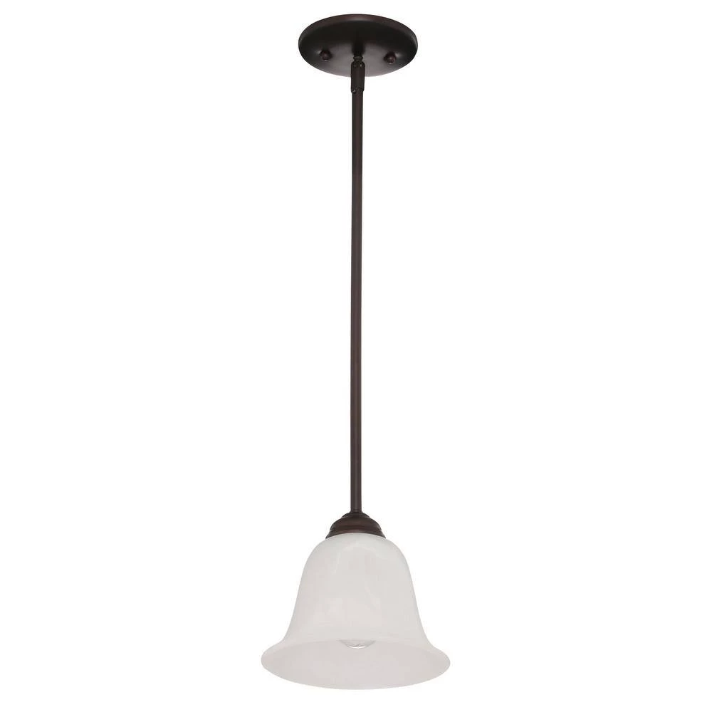 Maddox Collection 1-Light Rubbed Bronze Pendant by Golden Lighting 4 Maddox Collection 1-Light Rubbed Bronze Pendant by Golden Lighting - Image 2