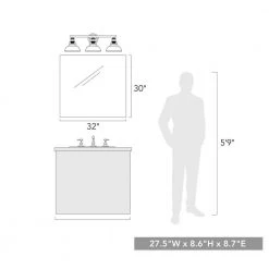 Carver 27.5 in. 3-Lights Rubbed Bronze Vanity Light by Golden Lighting 13 Carver 27.5 in. 3-Lights Rubbed Bronze Vanity Light by Golden Lighting -Golden Lighting Shop rubbed bronze golden lighting vanity lighting 0305 ba3 rbz clr 76 1000