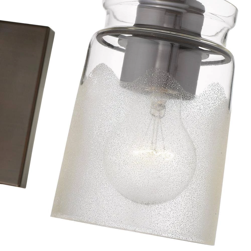 Travers 23.0 in. 3-Lights Rubbed Bronze Vanity Light by Golden Lighting 7 Travers 23.0 in. 3-Lights Rubbed Bronze Vanity Light by Golden Lighting - Image 5