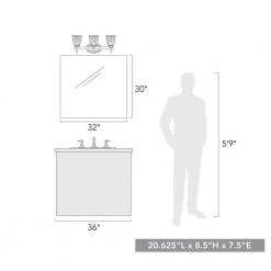 Parrish 20.63 in. 3-Light Bath Vanity by Golden Lighting 11 Parrish 20.63 in. 3-Light Bath Vanity by Golden Lighting -Golden Lighting Shop rubbed bronze golden lighting vanity lighting 8001 ba3 rbz sd 44 1000