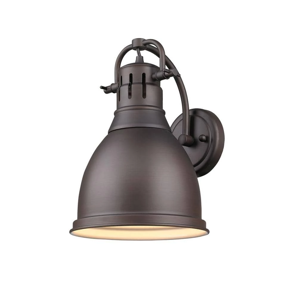 Duncan Rubbed Bronze Sconce by Golden Lighting 3 Duncan Rubbed Bronze Sconce by Golden Lighting