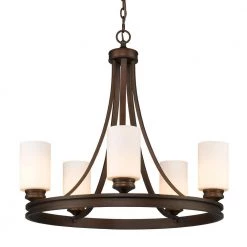 Holborn Collection 5-Light Bronze Opal Shade Chandelier by Golden Lighting 9 Holborn Collection 5-Light Bronze Opal Shade Chandelier by Golden Lighting -Golden Lighting Shop sovereign bronze with opal glass golden lighting chandeliers thd1051op5 4f 1000