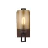 Hidalgo Collection 1-Light Sovereign Bronze Sconce by Golden Lighting -Golden Lighting Shop sovereign bronze with regal glass golden lighting wall sconces 05bampsbz 64 1000