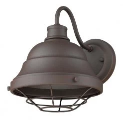 Bartlett 1-Light Textured Bronze Outdoor Wall Lantern Sconce by Golden Lighting -Golden Lighting Shop textured bronze golden lighting outdoor sconces 7316 owm tbz 1f 1000