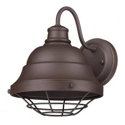 Bartlett 1-Light Textured Bronze Outdoor Wall Lantern Sconce by Golden Lighting -Golden Lighting Shop textured bronze golden lighting outdoor sconces 7316 owm tbz c3 1000