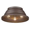 Bartlett 16.38 in. 3-Light Textured Bronze (UV) Outdoor Flush Mount by Golden Lighting 1 Bartlett 16.38 in. 3-Light Textured Bronze (UV) Outdoor Flush Mount by Golden Lighting -Golden Lighting Shop textured bronze uv golden lighting flush mount lights 7316 ofm tbz 64 1000