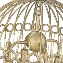 Aleta 4-Light Vintage Fired Gold Birdcage Pendant Light by Golden Lighting 8 Aleta 4-Light Vintage Fired Gold Birdcage Pendant Light by Golden Lighting -Golden Lighting Shop vintage fired gold golden lighting chandeliers 1773 4p vfg 4f 1000