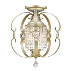 Ella 3-Light White Gold Crystal Chandelier with Crystal Shade by Golden Lighting 7 Ella 3-Light White Gold Crystal Chandelier with Crystal Shade by Golden Lighting -Golden Lighting Shop white gold golden lighting chandeliers 1323 m3 wg 4f 1000