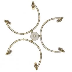 Cambay 6-Light White Gold Chandelier by Golden Lighting 9 Cambay 6-Light White Gold Chandelier by Golden Lighting -Golden Lighting Shop white gold golden lighting chandeliers 8207 6 wg 4f 1000