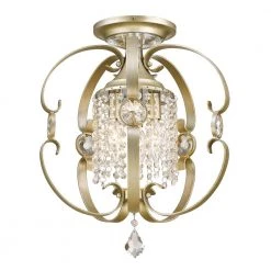 Ella 3-Light White Gold Semi-Flush Mount Light by Golden Lighting 11 Ella 3-Light White Gold Semi-Flush Mount Light by Golden Lighting -Golden Lighting Shop white gold golden lighting flush mount lights 1323 sf wg 1f 1000