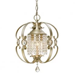 Ella 3-Light White Gold Semi-Flush Mount Light by Golden Lighting 10 Ella 3-Light White Gold Semi-Flush Mount Light by Golden Lighting -Golden Lighting Shop white gold golden lighting flush mount lights 1323 sf wg 4f 1000