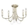 Kamila 21 in. 6-Light White Gold Semi-Flush Mount by Golden Lighting 1 Kamila 21 in. 6-Light White Gold Semi-Flush Mount by Golden Lighting -Golden Lighting Shop white gold golden lighting flush mount lights 8322 6sf wg 64 1000