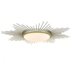Kieran 24 in. 1-Light White Gold Opal Glass LED Flush Mount by Golden Lighting 10 Kieran 24 in. 1-Light White Gold Opal Glass LED Flush Mount by Golden Lighting -Golden Lighting Shop white gold opal glass golden lighting flush mount lights 9126 fm24 wg op 4f 1000